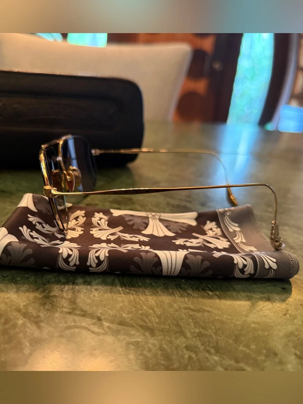 Chrome Hearts Bone Prone V Sunglasses